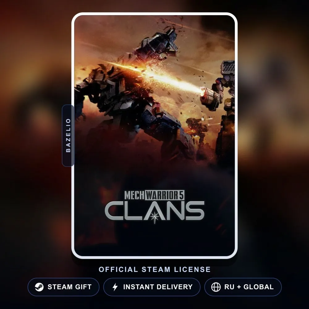 MechWarrior 5: Clans (Steam Gift) · РФ и весь мир · Автодоставка 24/7