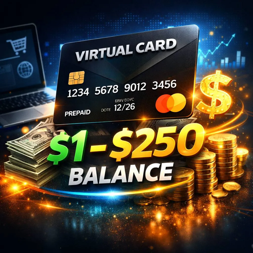 💳 Виртуальная Платёжная Карта USA | Баланс $1–$250 | Онлайн Платежи🛍️