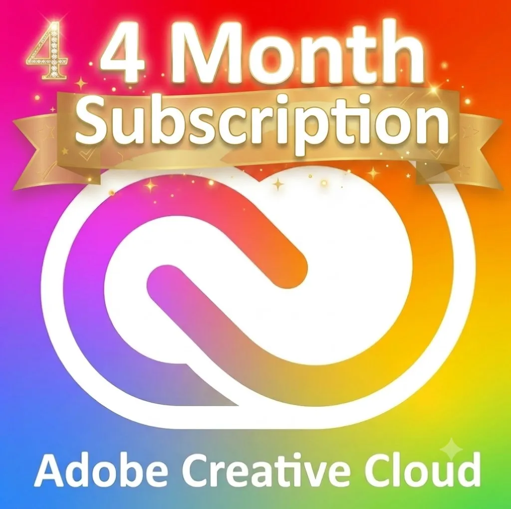 Adobe Creative Cloud | 4 месяца | Личный аккаунт