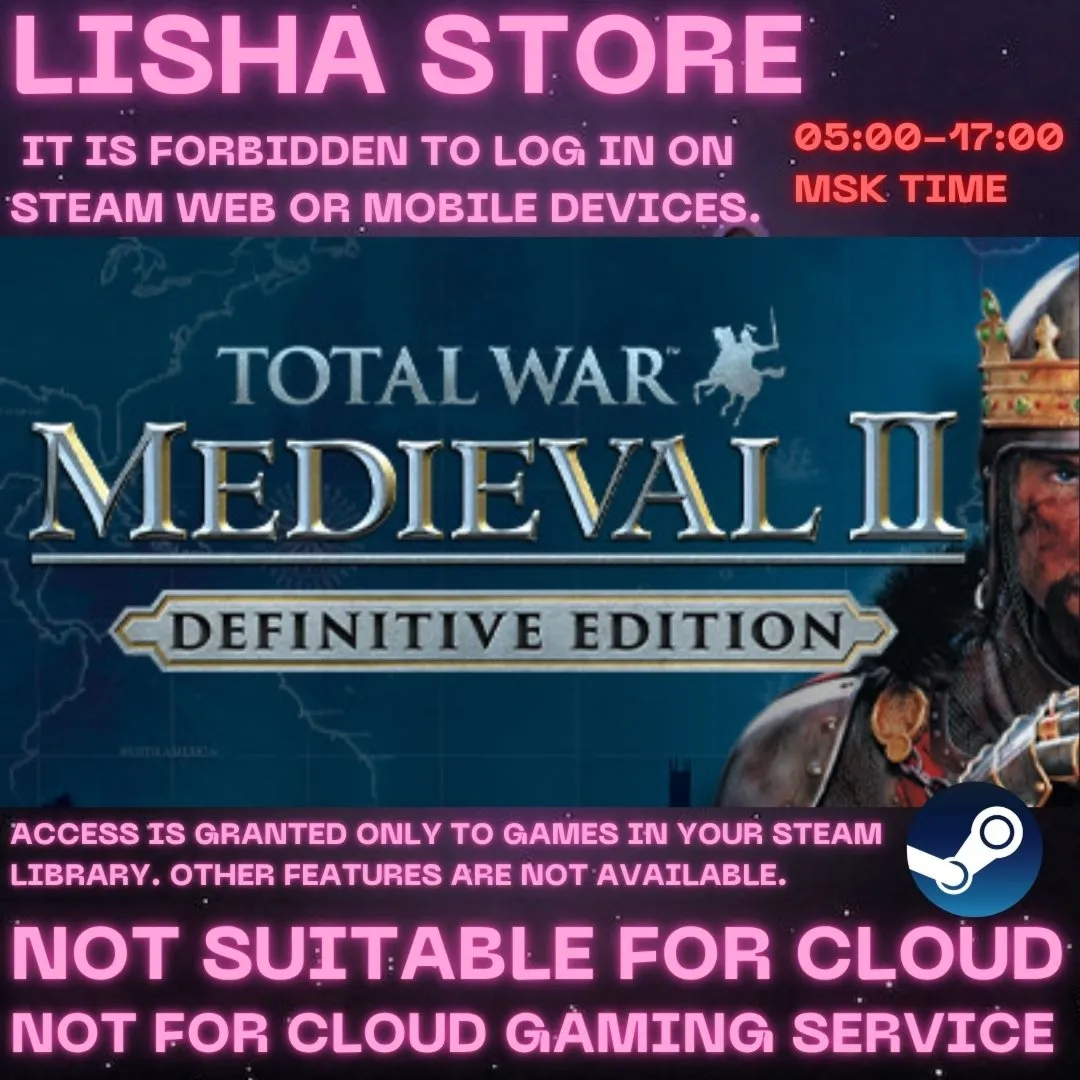 Total War MEDIEVAL II Definitive Ed Стим на 90 days