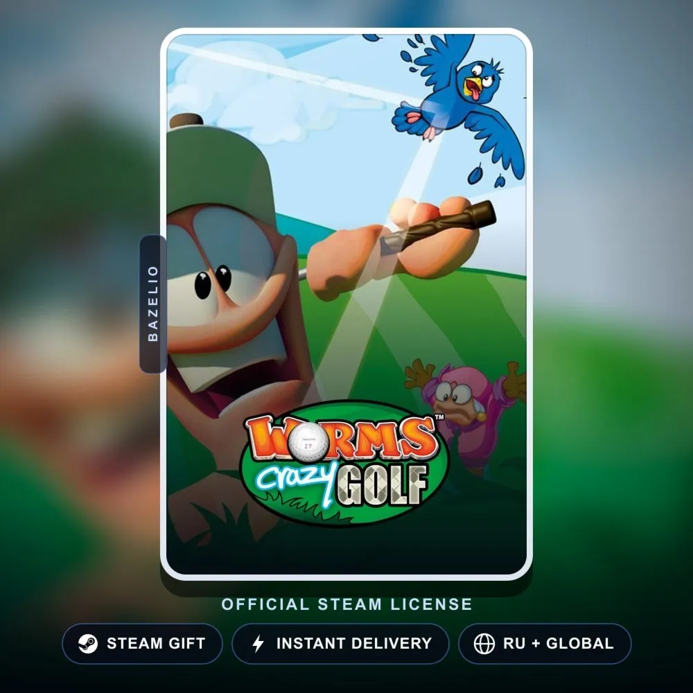 Worms Crazy Golf (Steam Gift) · РФ и весь мир · Автодоставка 24/7