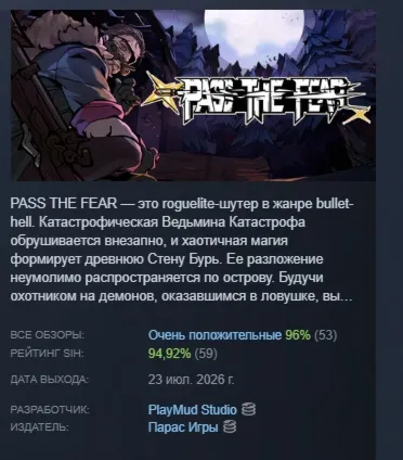 Pass the Fear АВТОДОСТАВКА STEAM РОССИЯ