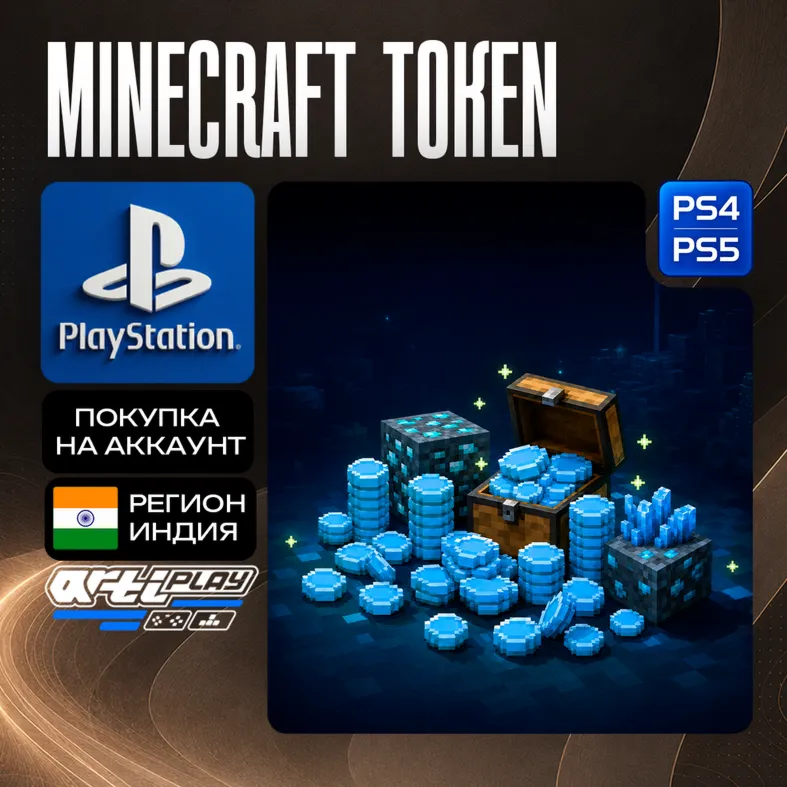Minecraft Token • PS4/PS5 • Индия