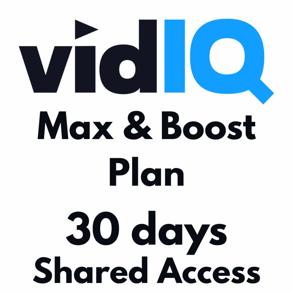 План VidIQ Max – автоматическая доставка | 1, 2 и 3 месяца | Полная гарантия