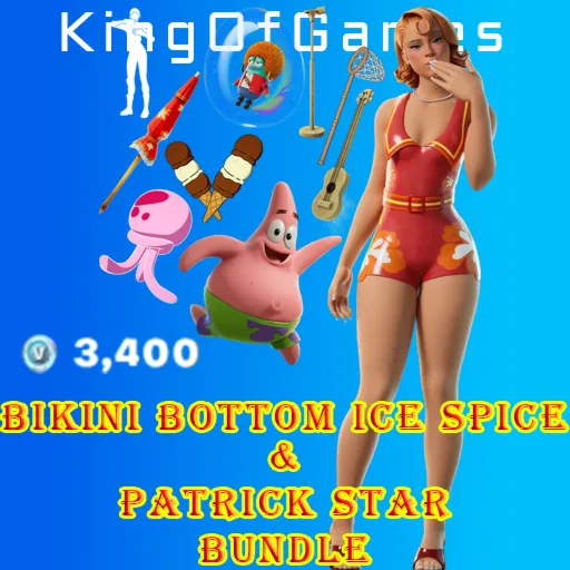 Bikini Bottom Ice Spice & Patrick Star Fortnite Bundle