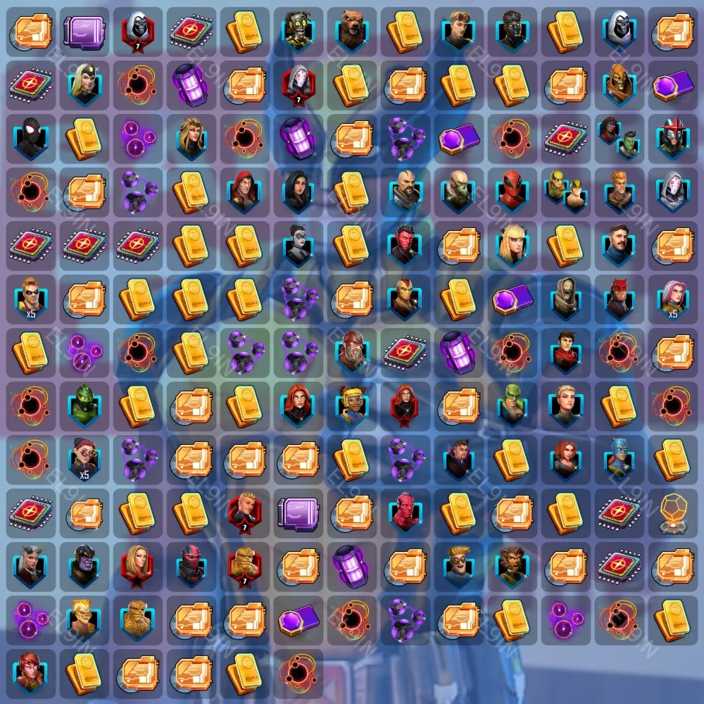 MARVEL Strike Force Твич Дропсы 167 предметов +