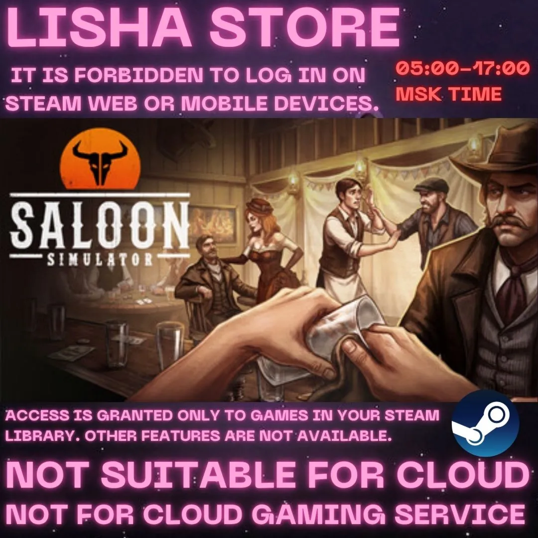 Saloon Simulator Steam Offline For 90 days