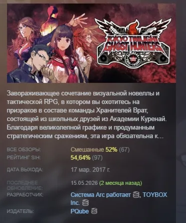 Tokyo Twilight Ghost Hunters Daybreak: Special Gigs STEAM KEY REGION GLOBAL+РОССИЯ