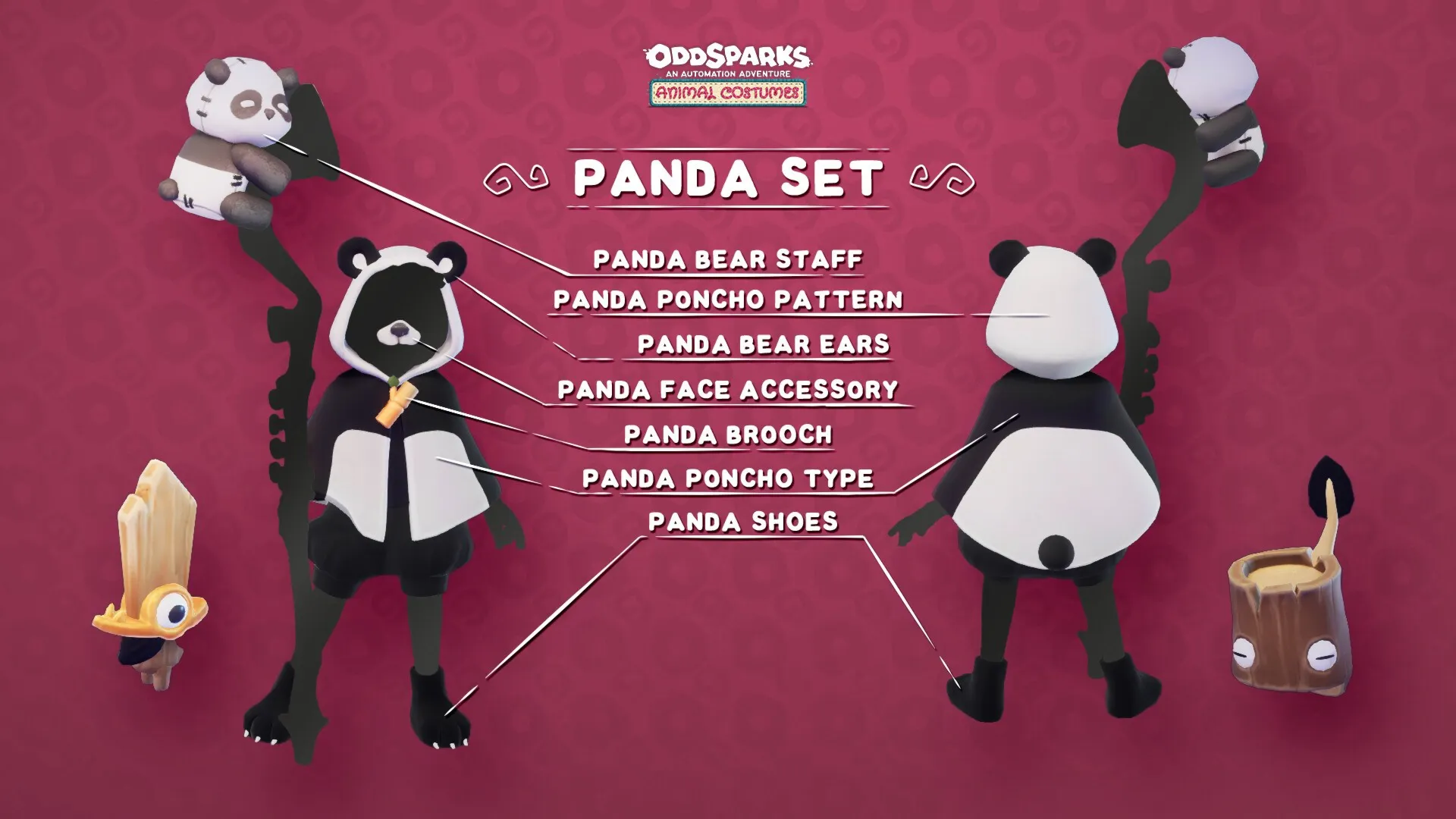 DLC | Oddsparks: An Automation Adventure - Tailor's Animal Costumes Pack| STEAM КЛЮЧ 