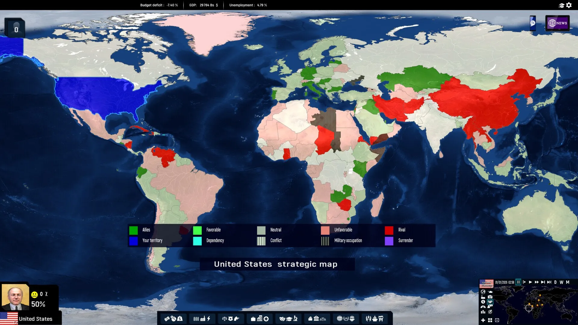 Geo-Political Simulator 2026 Edition| STEAM КЛЮЧ RU+CIS+TR