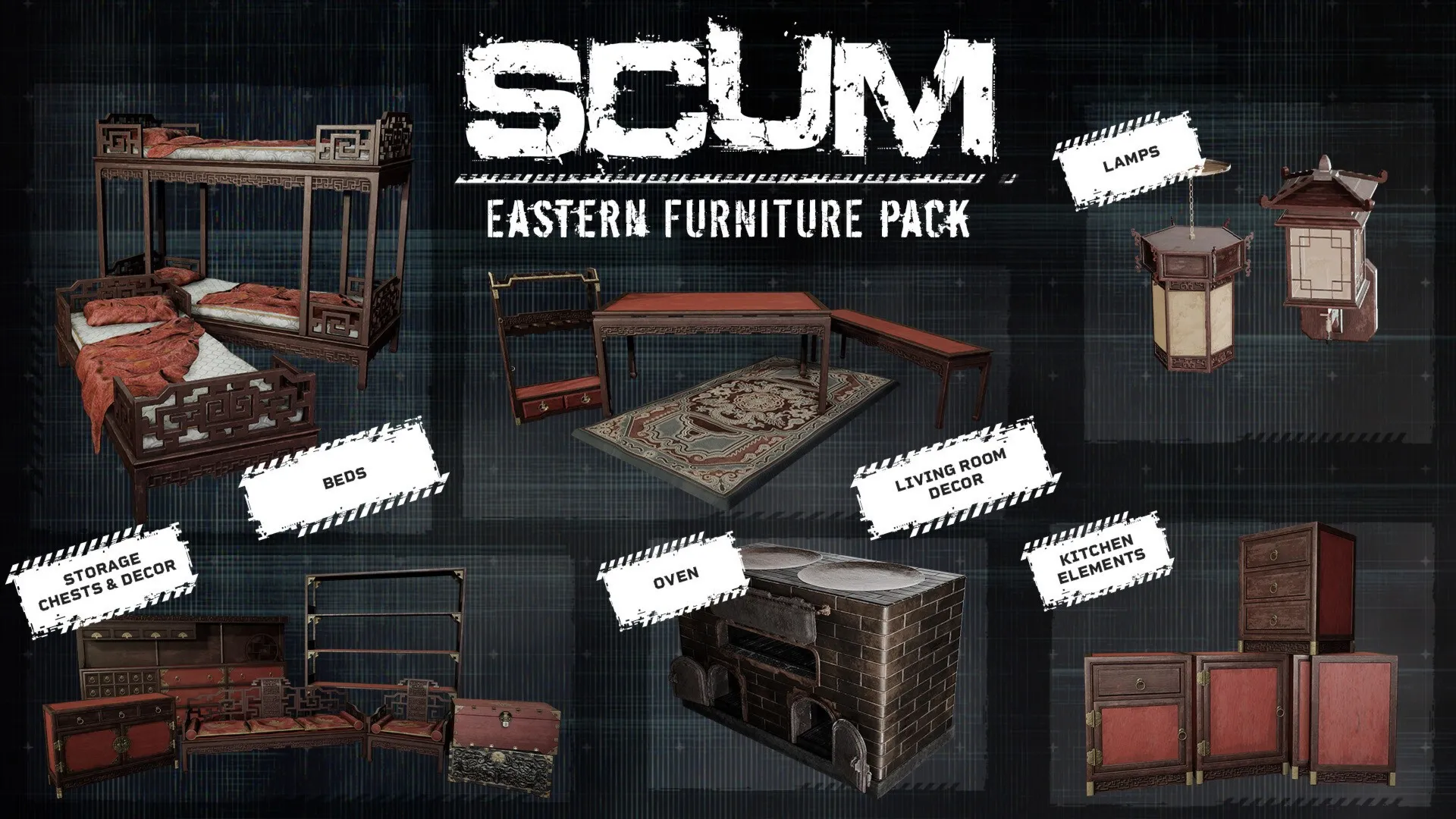 DLC | SCUM: Eastern Furniture Pack| STEAM КЛЮЧ РФ+СНГ
