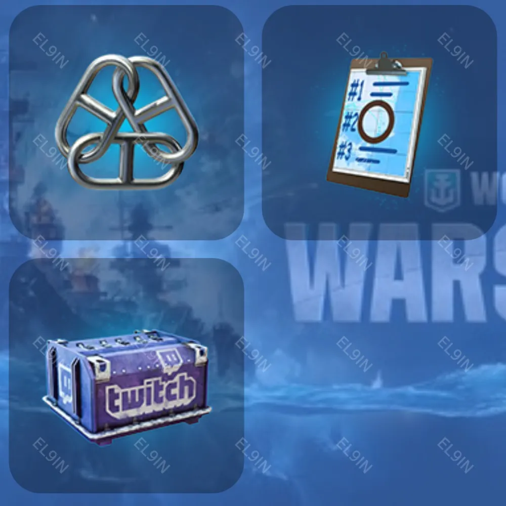 World of Warships Твич Дропсы 3 предметов +