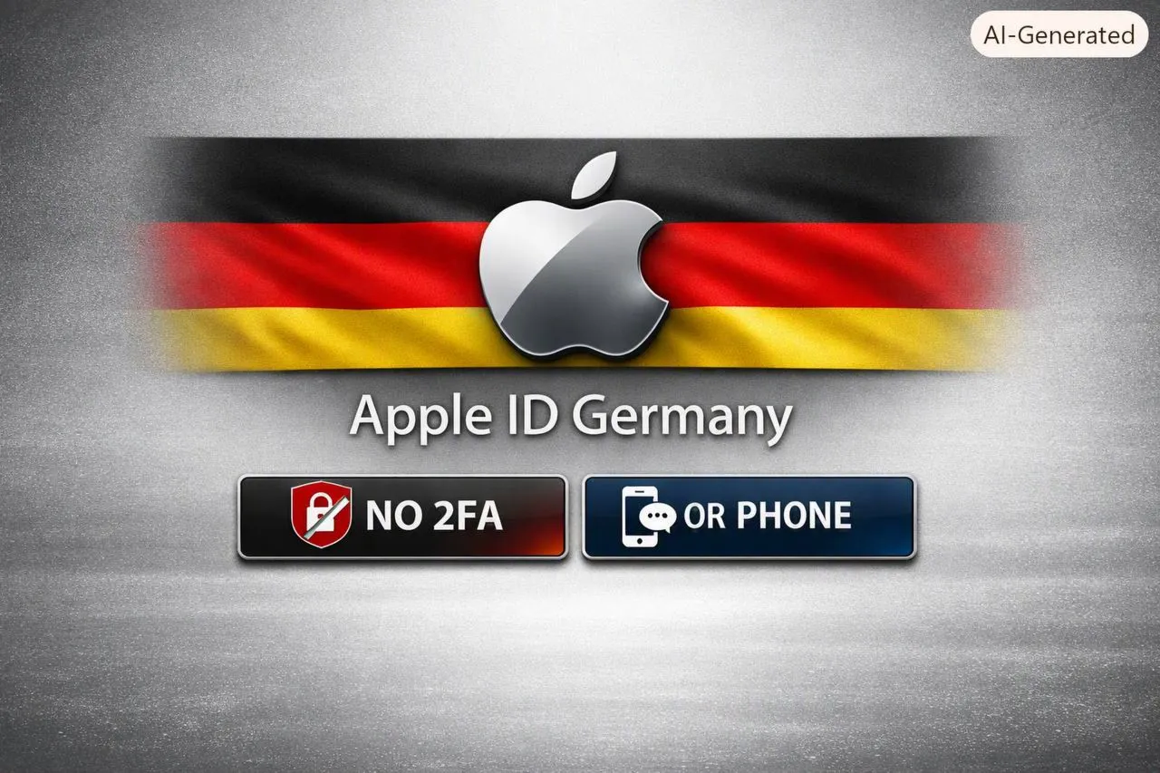 ???????? Apple ID Германия | Полный доступ |  Быстрая доставка | Без 2FA или Телефон