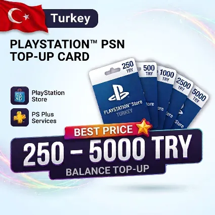 Карта пополнения PlayStation (PSN) Турция 250 - 5000 TRY