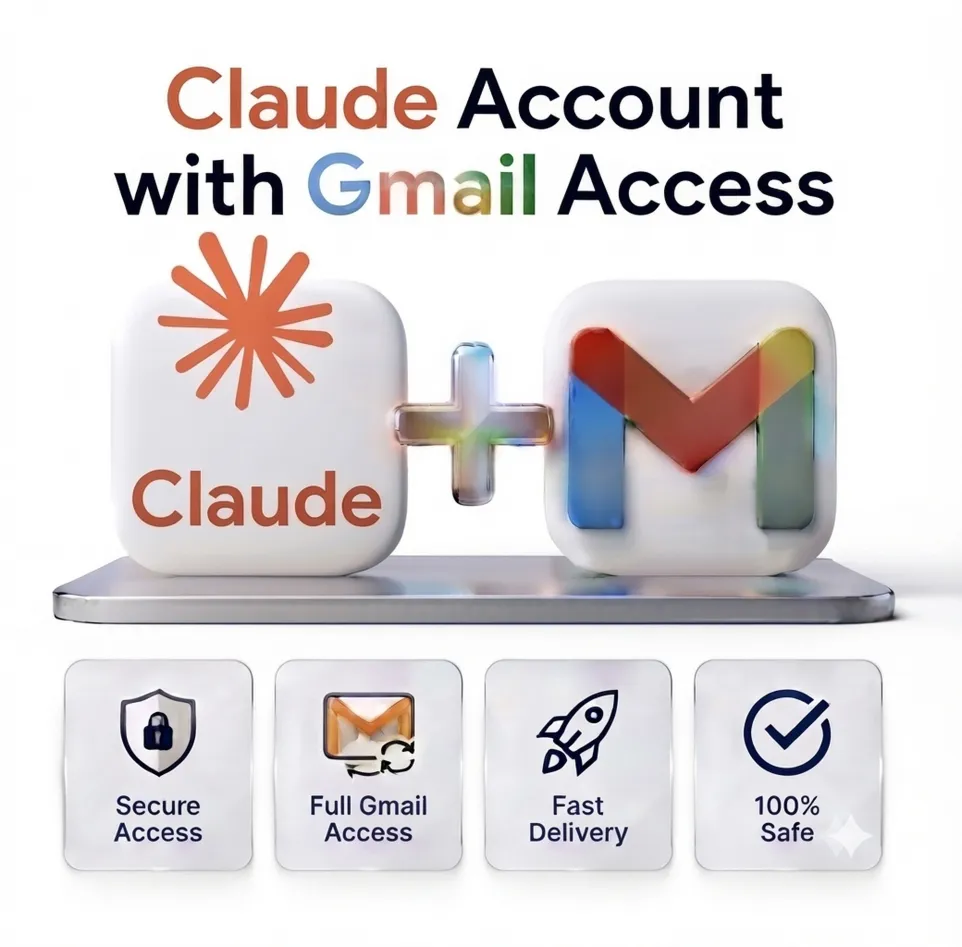 Claude AI Personal Account + Gmail Access Available | or  Setup on Your Email
