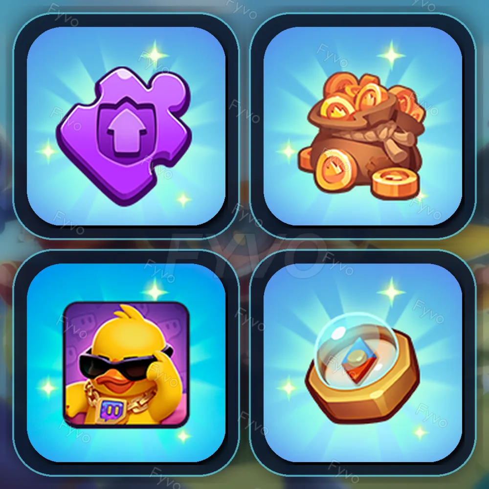 Rush Royale | Twitch Drops / Твич Дропсы | 4 наград | Предметы