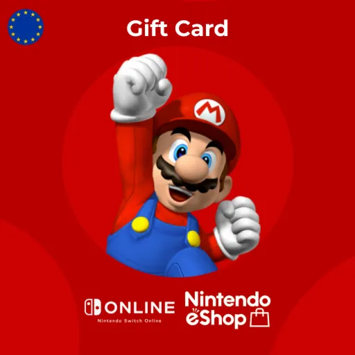Подарочная карта Nintendo 15-100 EUR Европа — цифровой код, мгновенная доставка