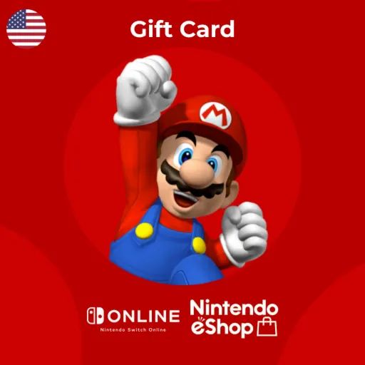 Подарочная карта Nintendo 10-50 USD США — цифровой код, мгновенная доставка