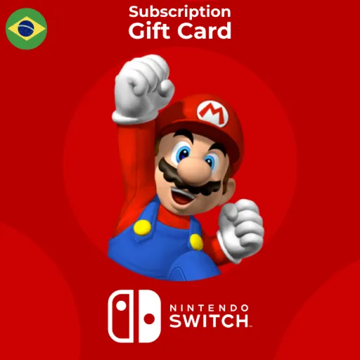 Подарочная карта Nintendo Switch Бразилия 3-12 месяцев — цифровой код