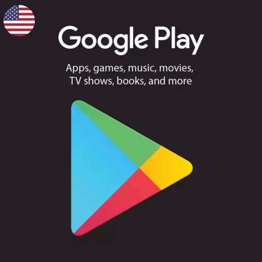 Подарочная карта Google Play США 5-100 USD — цифровой код, мгновенная доставка