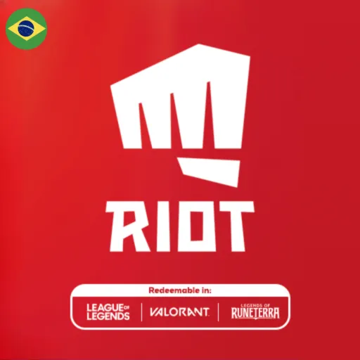 Подарочная карта Riot Cash Card Бразилия 50-100 BRL — цифровой код
