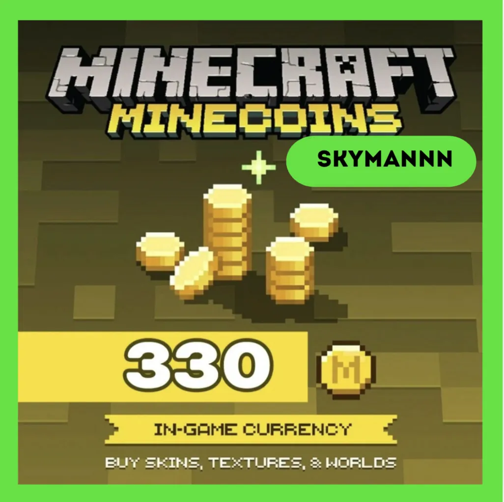 Minecraft Minecoin Pack 330 Монет Java & Bedrock КЛЮЧ