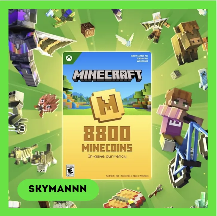 Minecraft Minecoin Pack 8800 Монет Java & Bedrock КЛЮЧ
