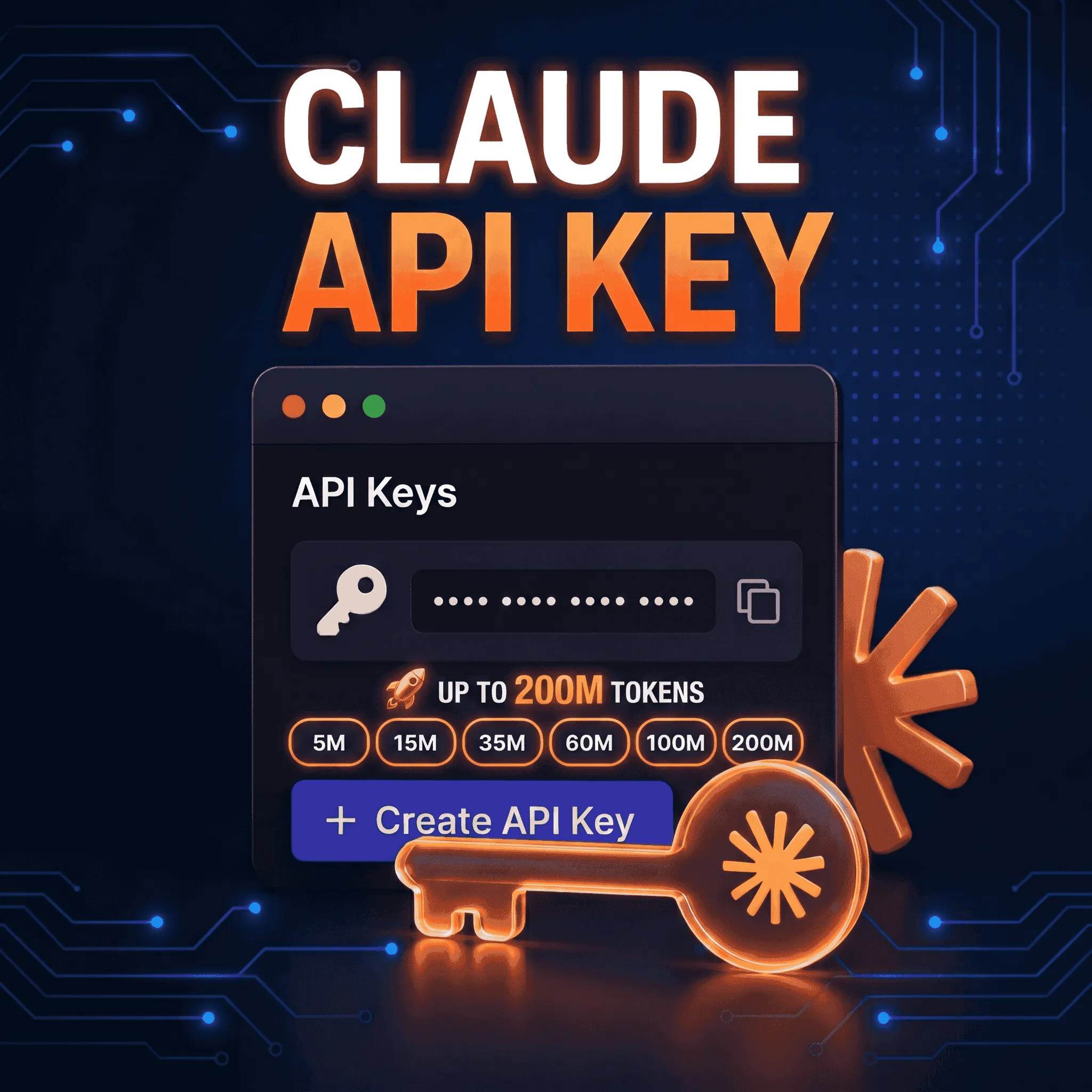  API Claude Opus 4.7  · Токены · Ключ API Claude (лимит в 15–250 млн токенов)