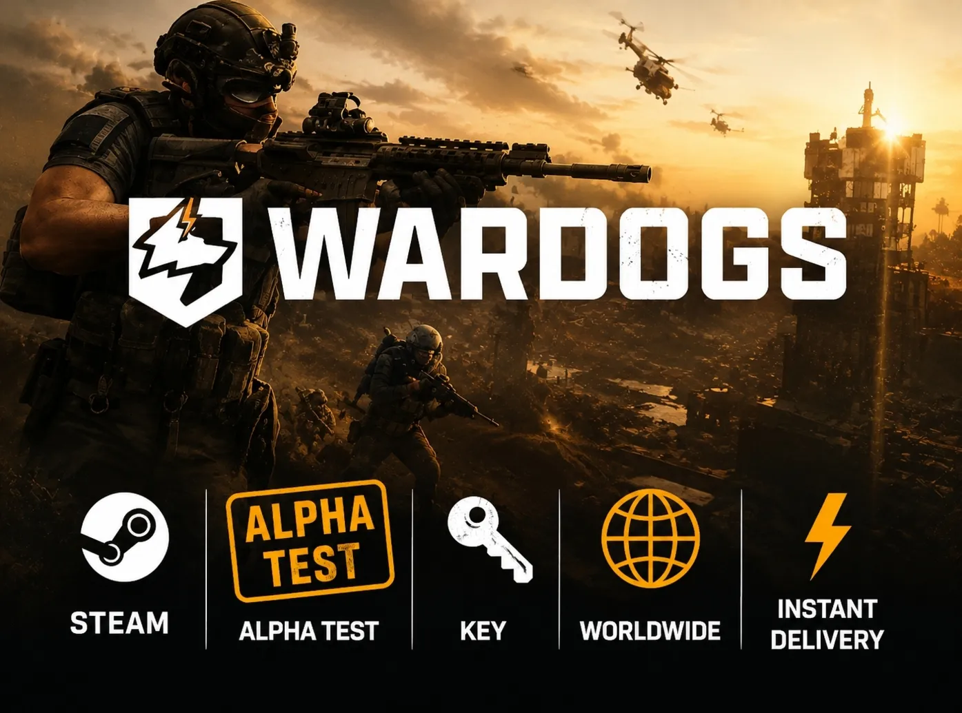 WARDOGS PLAYTEST ключ (доступ к альфа тесту игры)