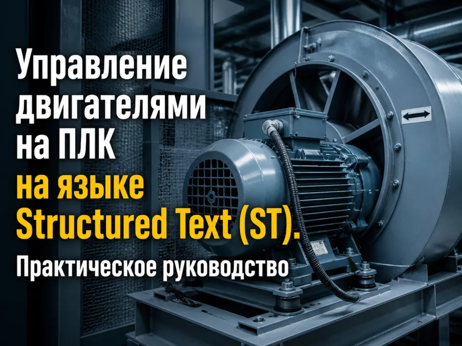 Управление двигателями на ПЛК на языке Structured Text (ST). Практическое руководство