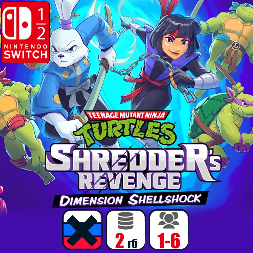 Teenage Mutant Ninja Turtles: Shredder's Revenge (+Dimension) | Nintendo Switch 1/2