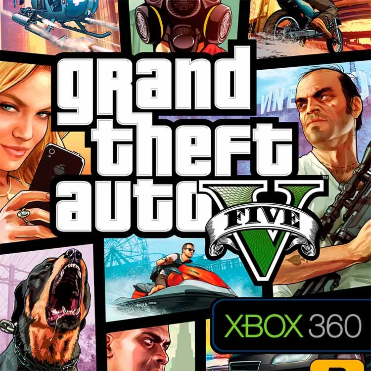 Xbox 360 | GTA V (5) | ПЕРЕНОС + 5 ИГР
