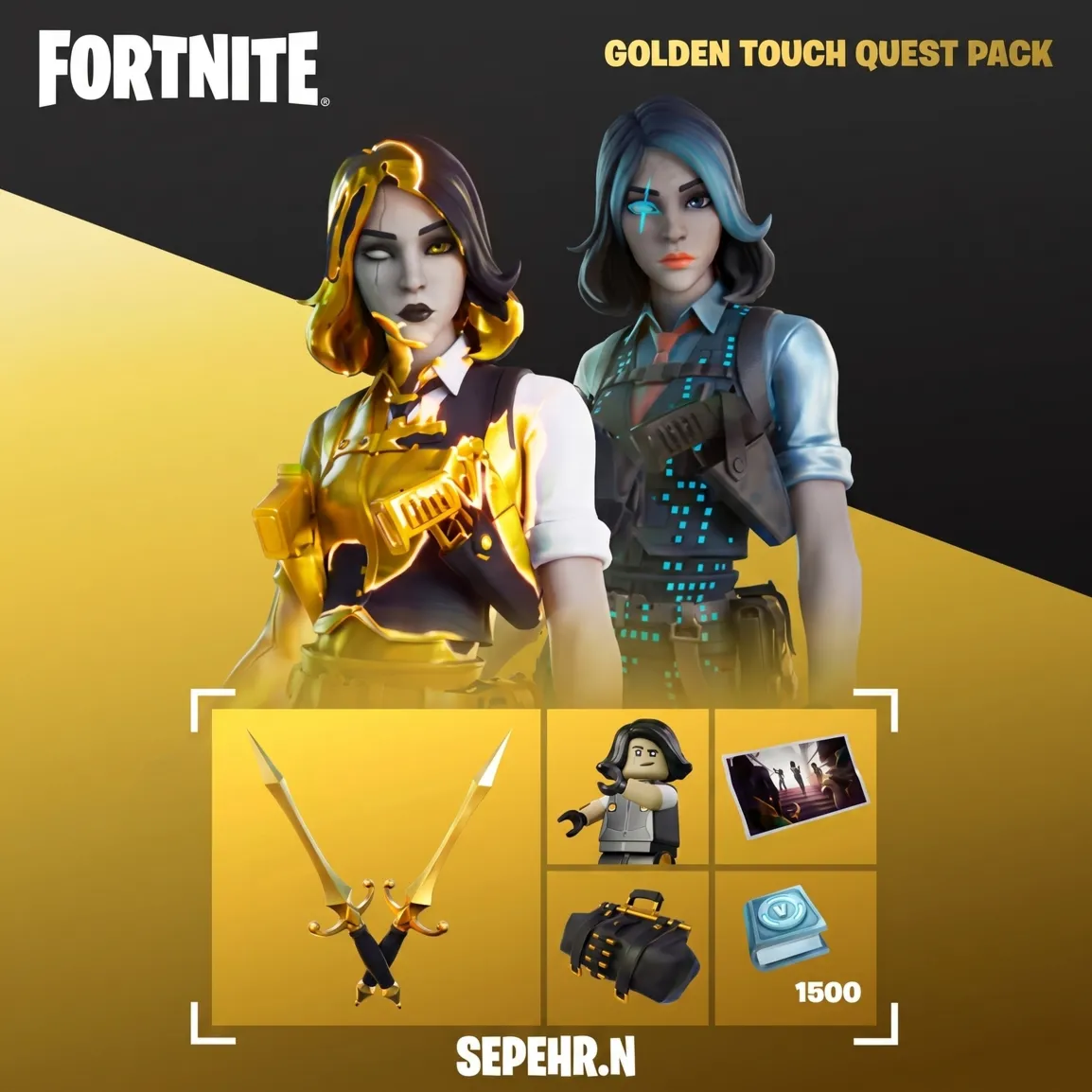 Набор заданий «Золотое прикосновение» в Fortnite