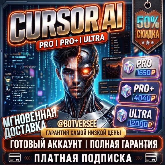 {Скидка до 50%} Cursor Ai Ultra | Cursor Pro+ | Продление + 
