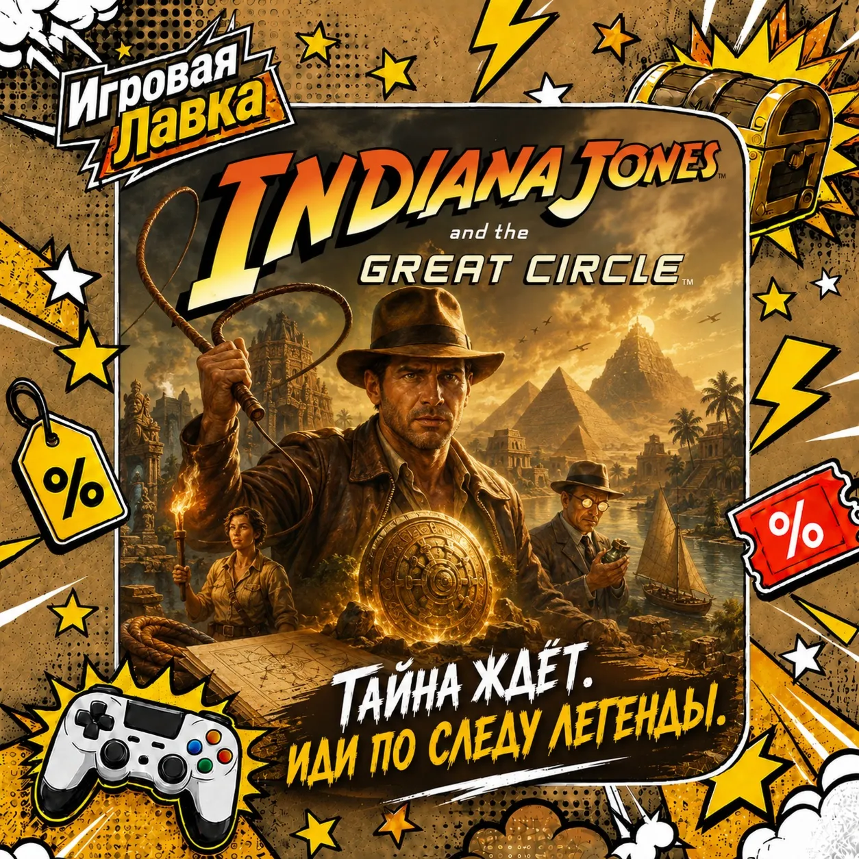Indiana Jones and the Great Circle | Playstation | PS5 | Выбор региона