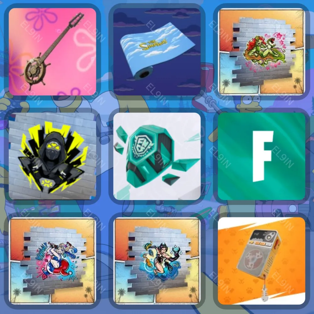 FortniteТвич Дропсы9 предметов + 