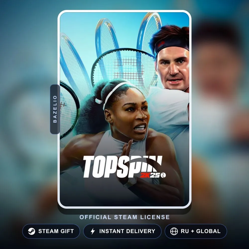 TopSpin 2K25 (Steam Gift) · РФ и весь мир · Автодоставка 24/7