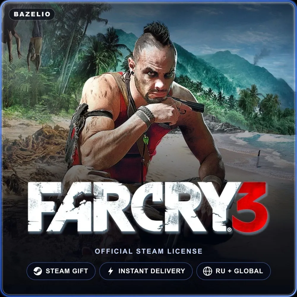 Far Cry 3 (Steam Gift) · РФ и весь мир · Автодоставка 24/7
