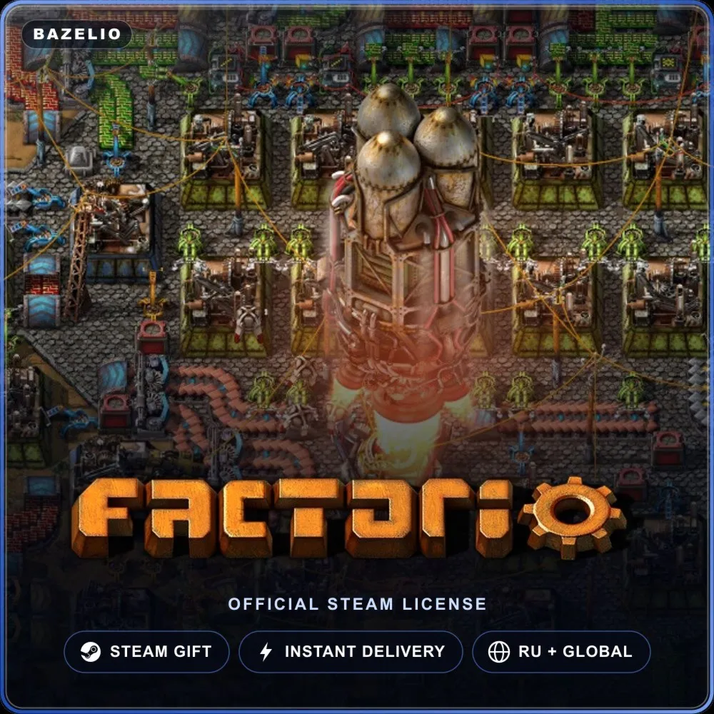Factorio (Steam Gift) · РФ и весь мир · Автодоставка 24/7