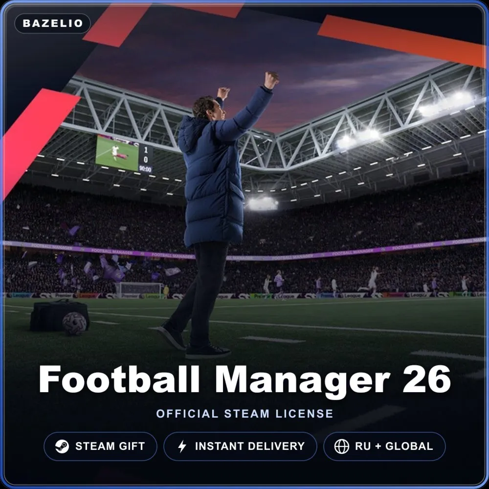 Football Manager 26 (Steam Gift) · РФ и весь мир · Автодоставка 24/7