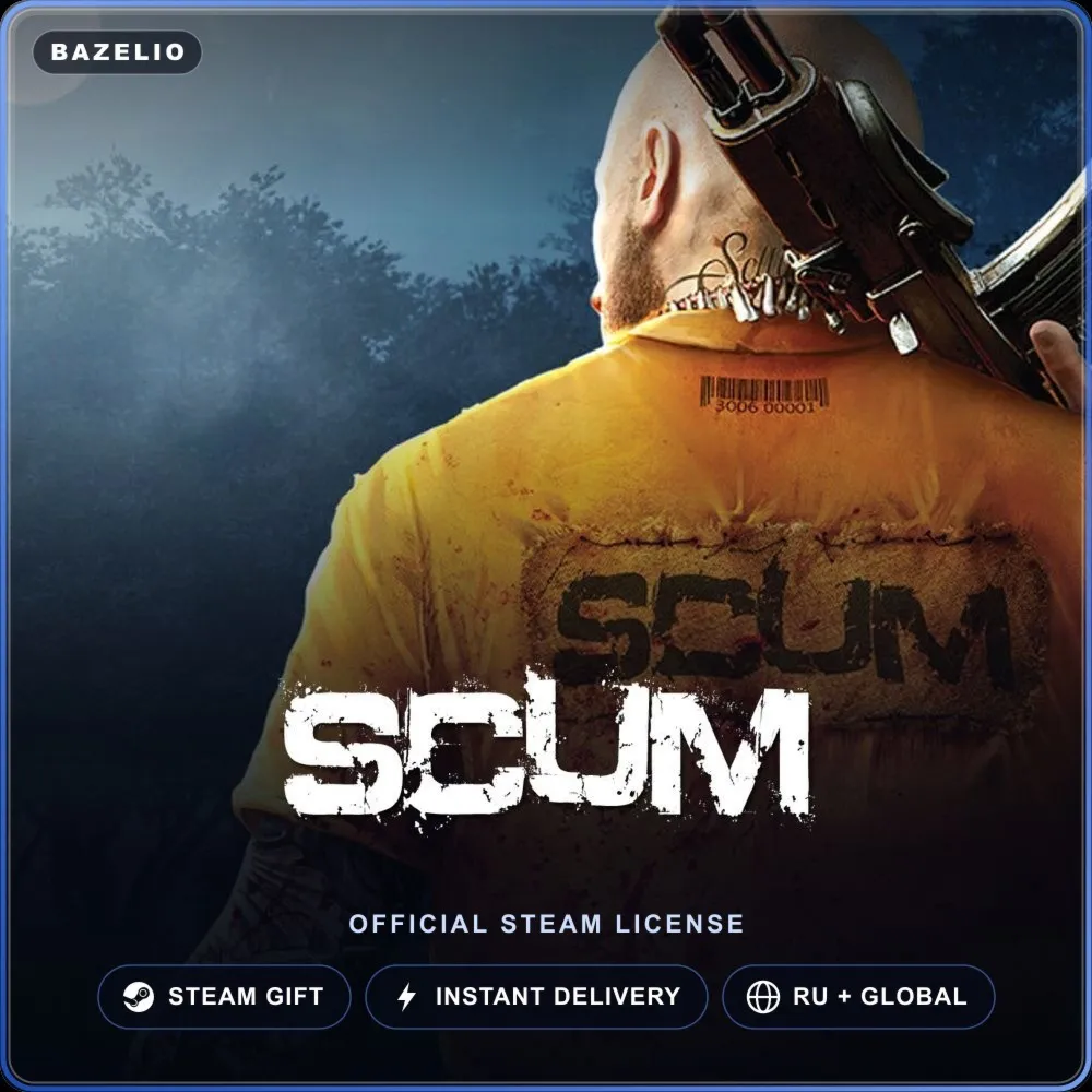 SCUM (Steam Gift) · РФ и весь мир · Автодоставка 24/7