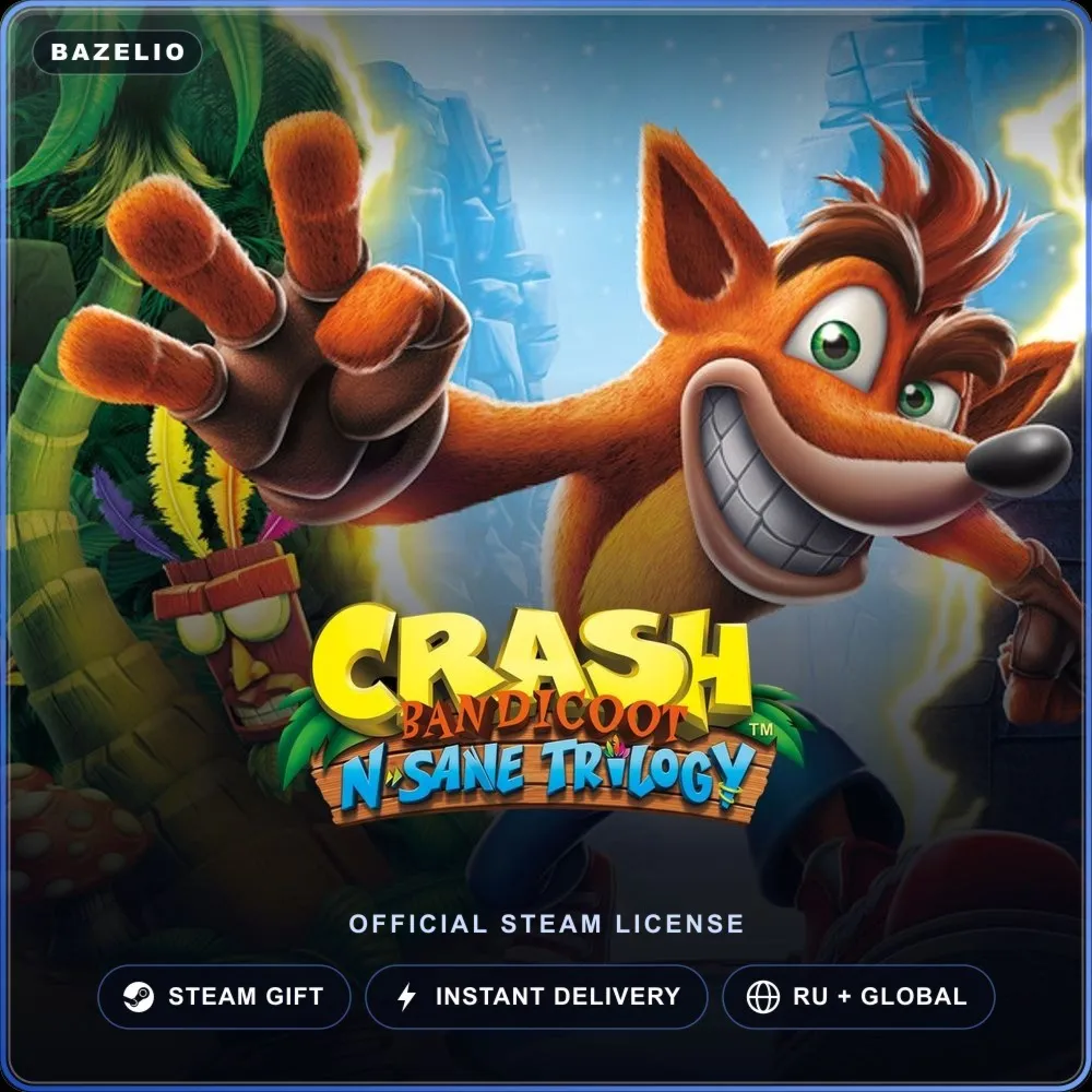 Crash Bandicoot™ N. Sane Trilogy (Steam Gift) · РФ и весь мир · Автодоставка 24/7