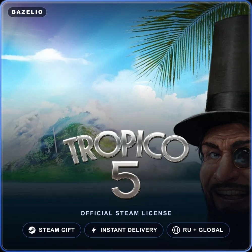 Tropico 5 (Steam Gift) · РФ и весь мир · Автодоставка 24/7