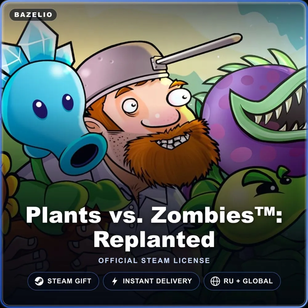 Plants vs. Zombies™: Replanted (Steam Gift) · РФ и весь мир · Автодоставка 24/7