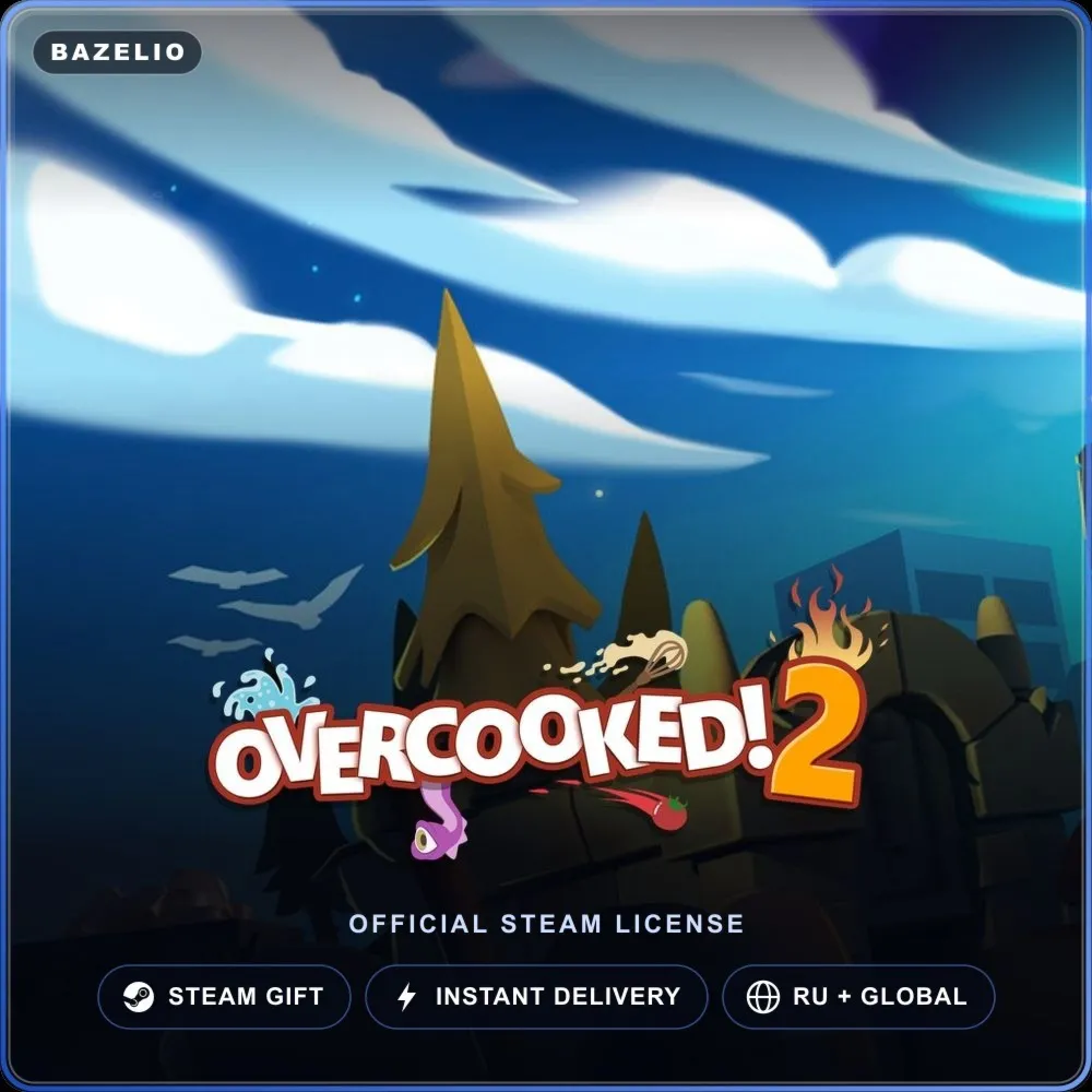 Overcooked! 2 (Steam Gift) · РФ и весь мир · Автодоставка 24/7