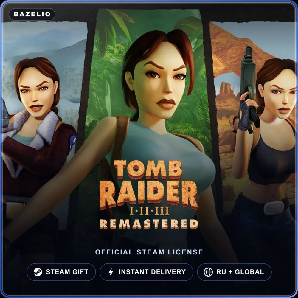 Tomb Raider I-III Remastered Starring Lara Croft (Steam Gift)
