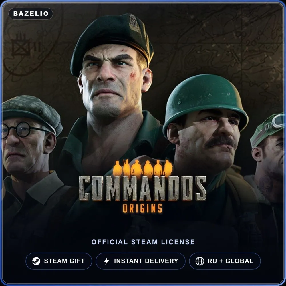 Commandos: Origins (Steam Gift) · РФ и весь мир · Автодоставка 24/7