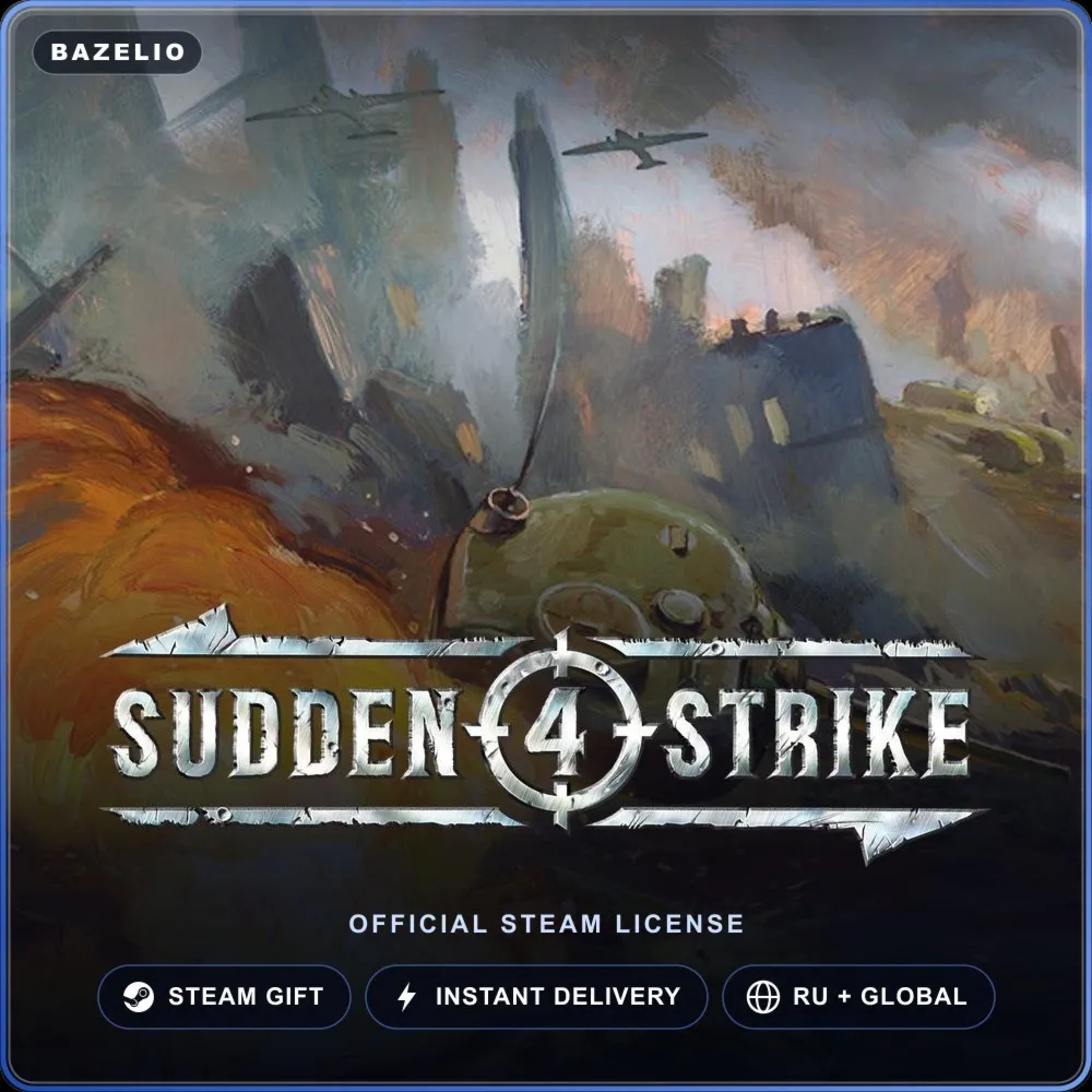 Sudden Strike 4 (Steam Gift) · РФ и весь мир · Автодоставка 24/7