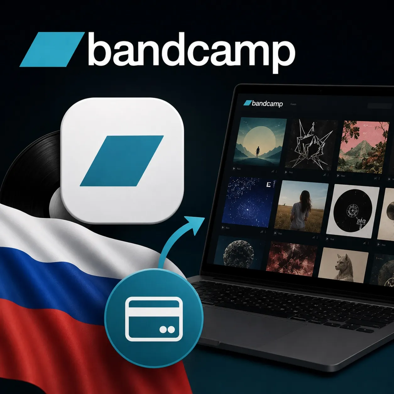 Bandcamp | Оплатить доступ в России к цифровым товарам