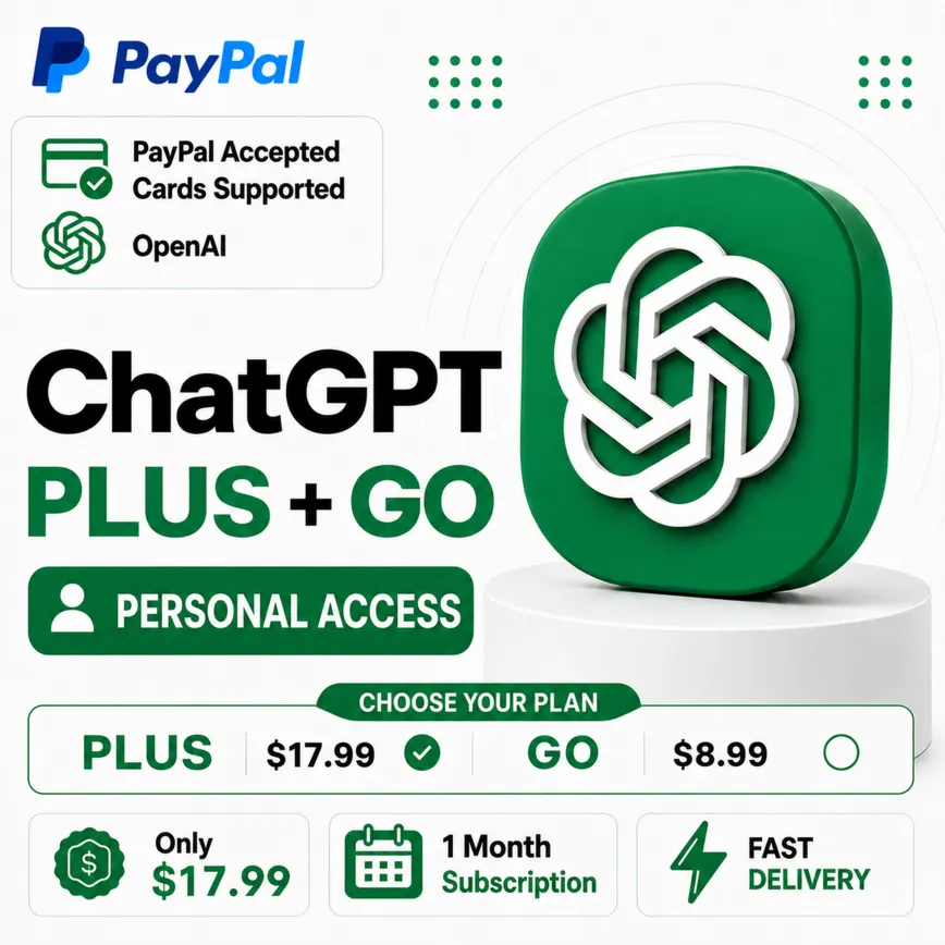 ChatGPT Plus / Go + Codex - Персональный доступ - 30 дней - Мгновенная доставка